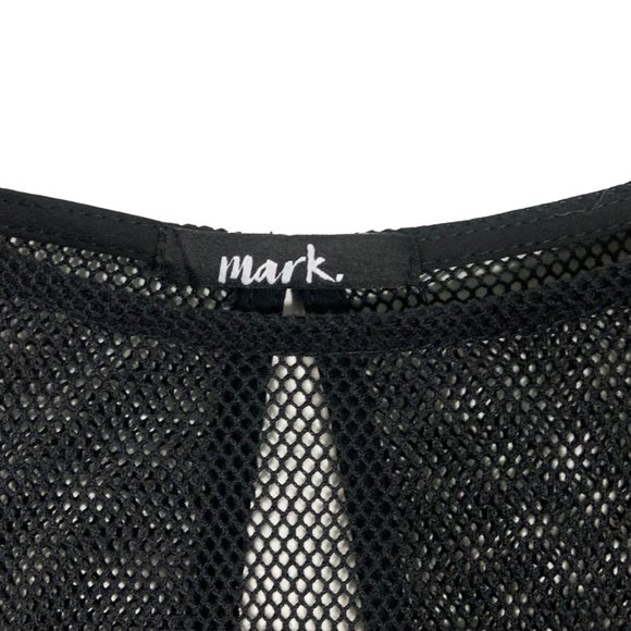 Mesh Short Sleeve Dress w/ Mini Dress Underneath - Picture 6 of 7